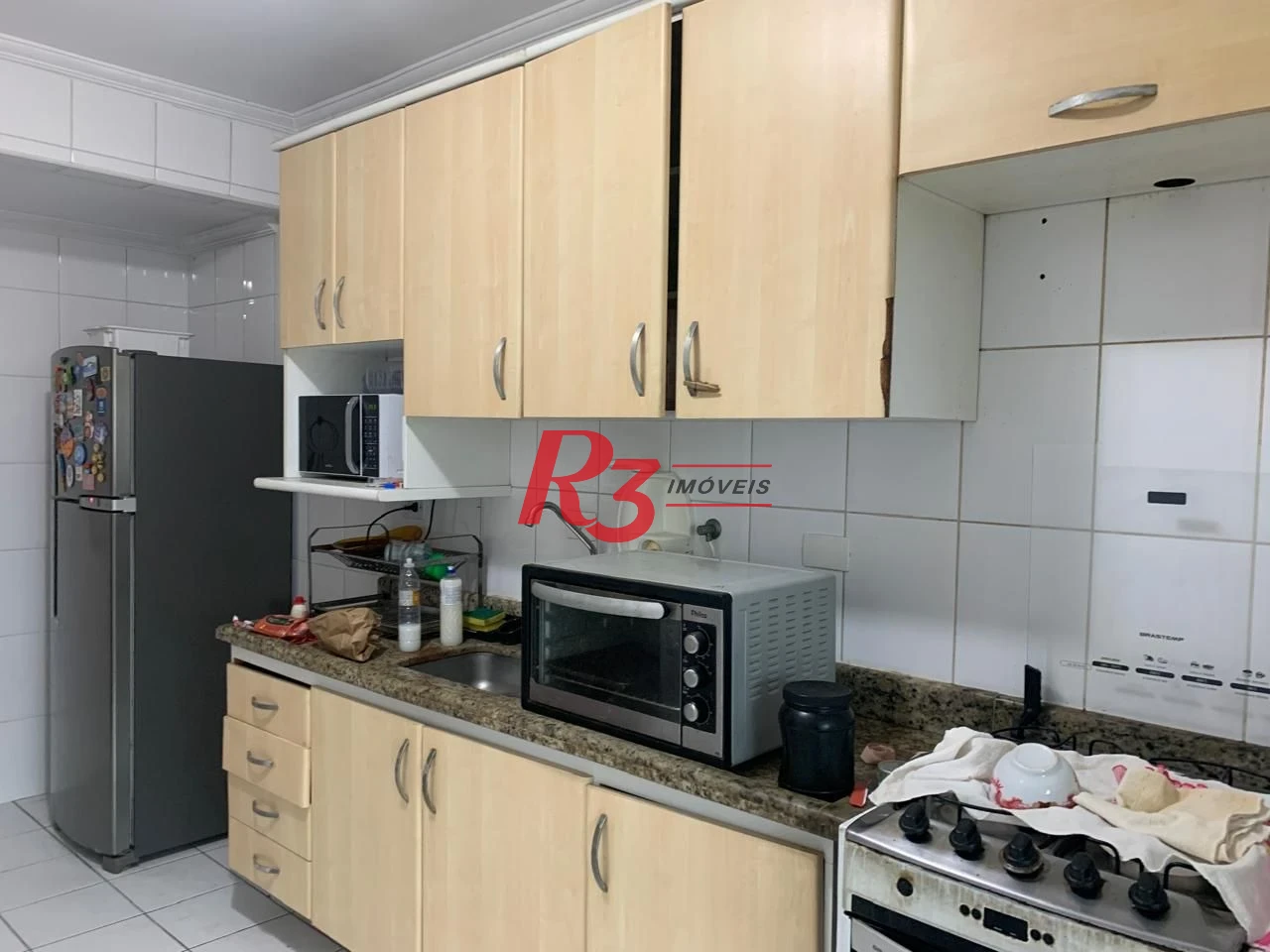 Apartamento com 3 dormitórios à venda, 126 m² por R$ 1.100.000,00 - Boqueirão - Santos/SP