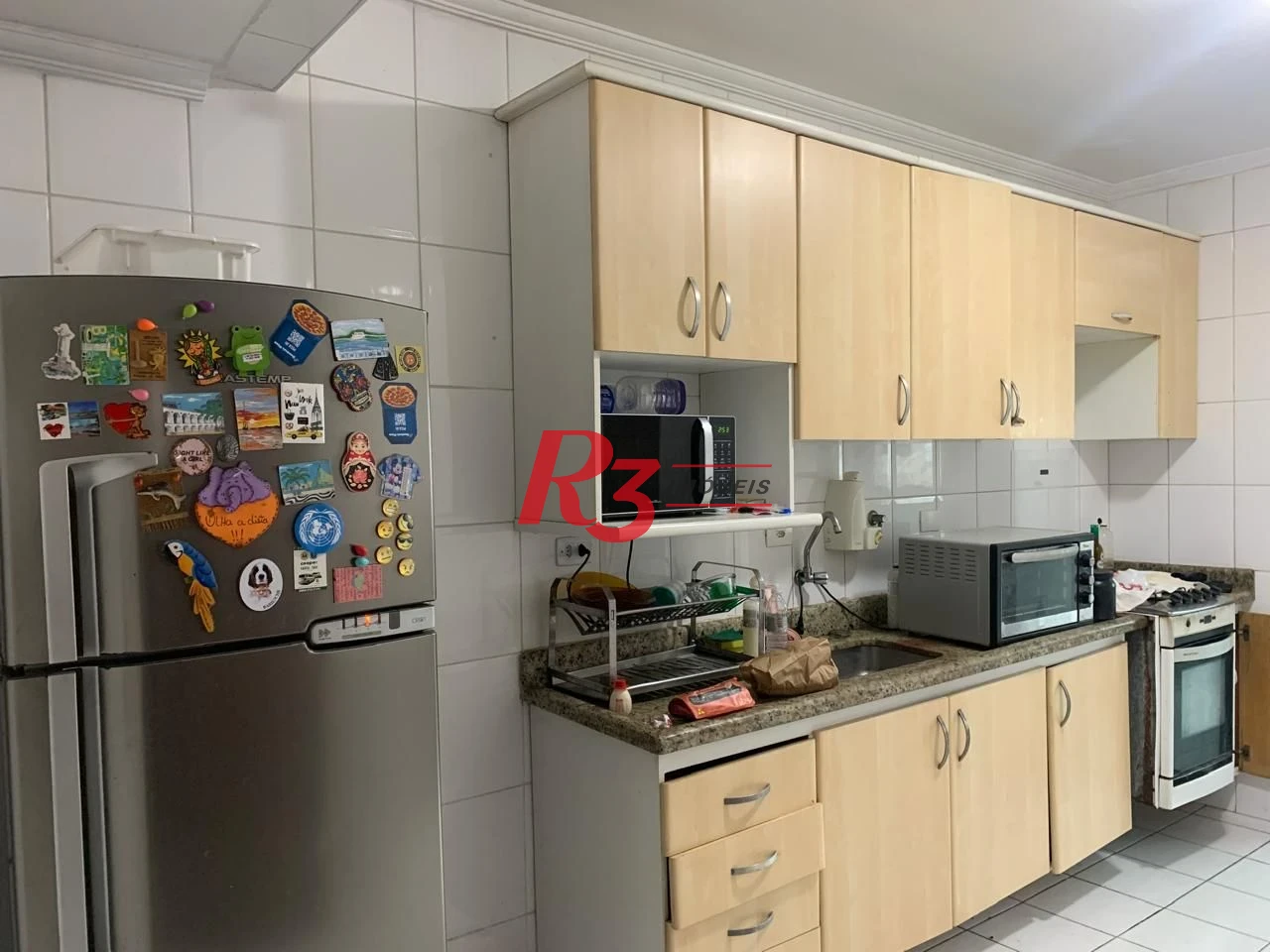 Apartamento com 3 dormitórios à venda, 126 m² por R$ 1.100.000,00 - Boqueirão - Santos/SP