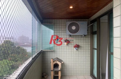 Apartamento com 3 dormitórios à venda, 126 m² por R$ 1.100.000,00 - Boqueirão - Santos/SP