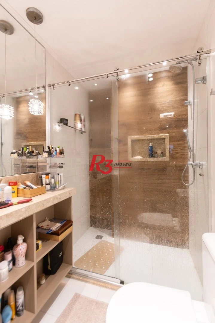 Apartamento com 3 dormitórios sendo 1 suíte à venda, 123 m² por R$ 1.630.000 - Ponta da Praia - Santos/SP