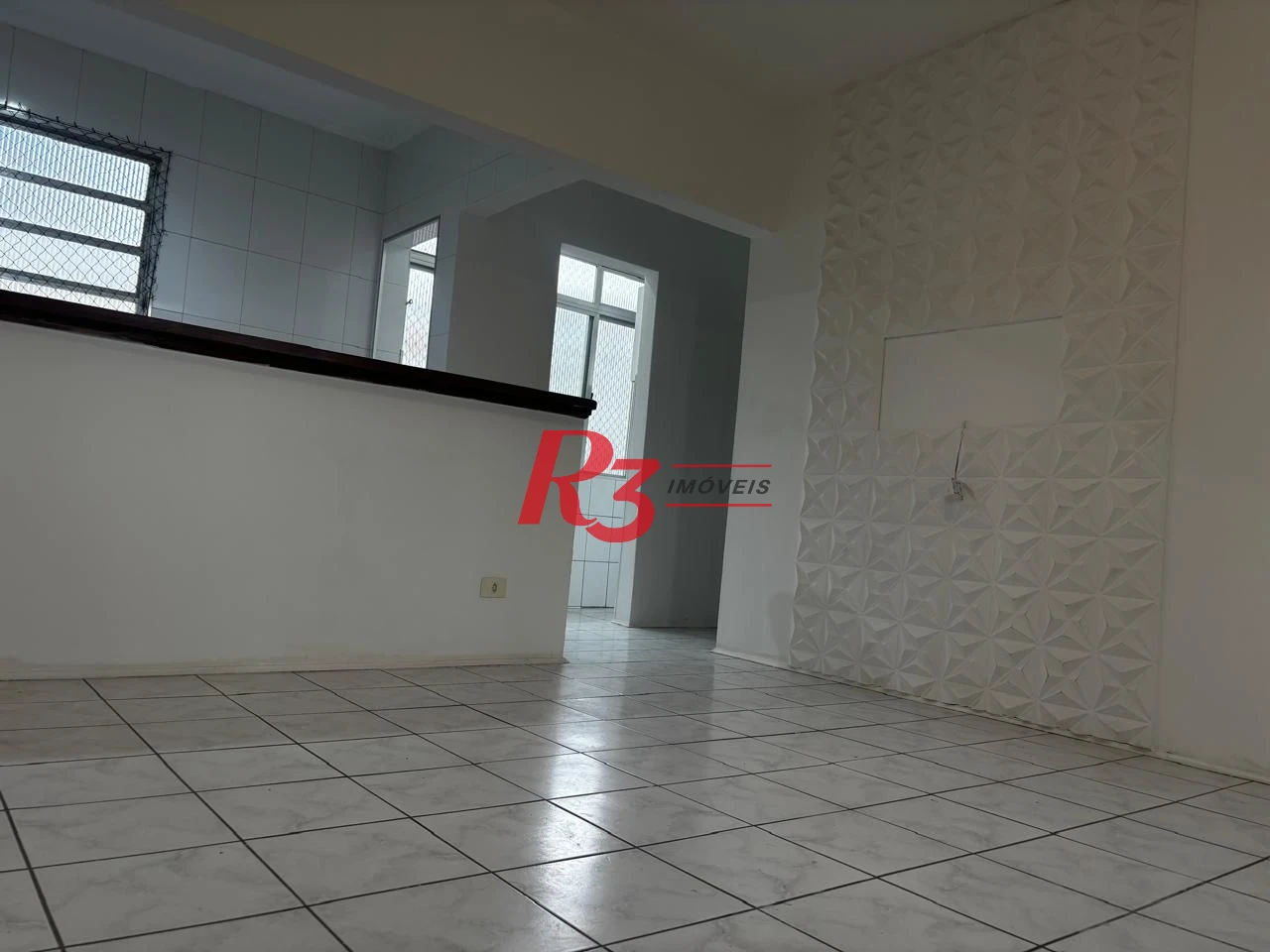 Apartamento com 1 dormitório para alugar, 65 m² por R$ 3.000,00/mês - Aparecida - Santos/SP
