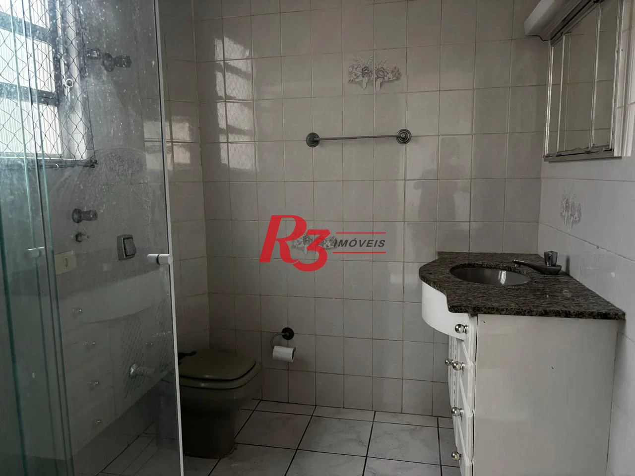 Apartamento com 1 dormitório para alugar, 65 m² por R$ 3.000,00/mês - Aparecida - Santos/SP