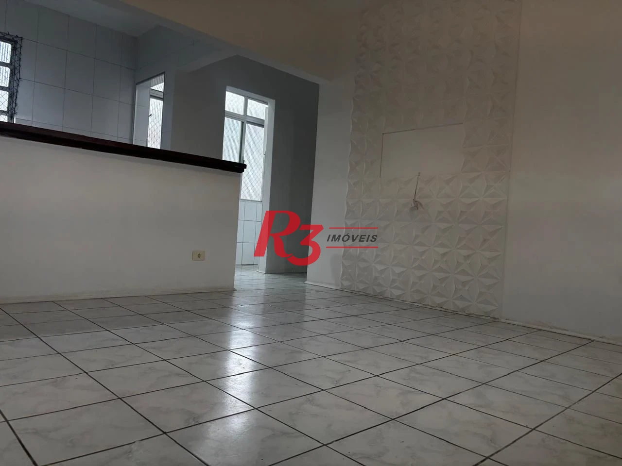 Apartamento com 1 dormitório para alugar, 65 m² por R$ 3.000,00/mês - Aparecida - Santos/SP