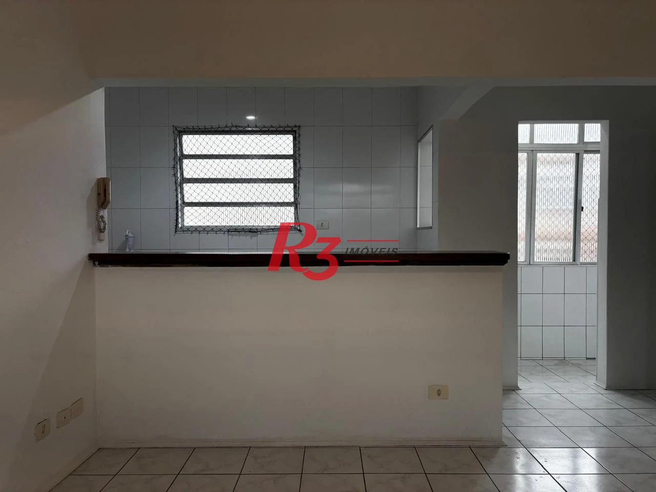 Apartamento com 1 dormitório para alugar, 65 m² por R$ 3.000,00/mês - Aparecida - Santos/SP