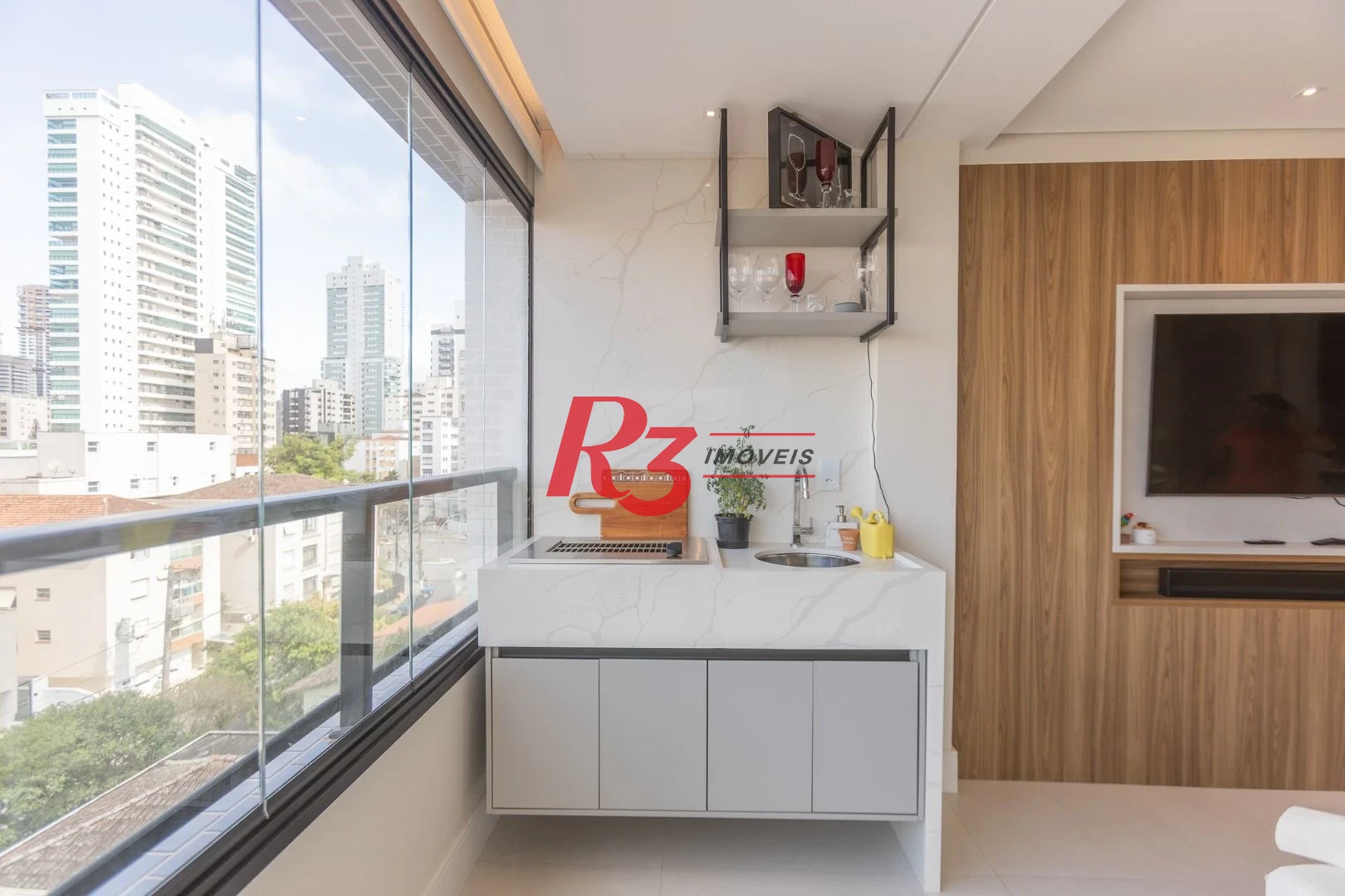 Apartamento com 3 dormitórios à venda, 116 m² por R$ 1.790.000,00 - Ponta da Praia - Santos/SP