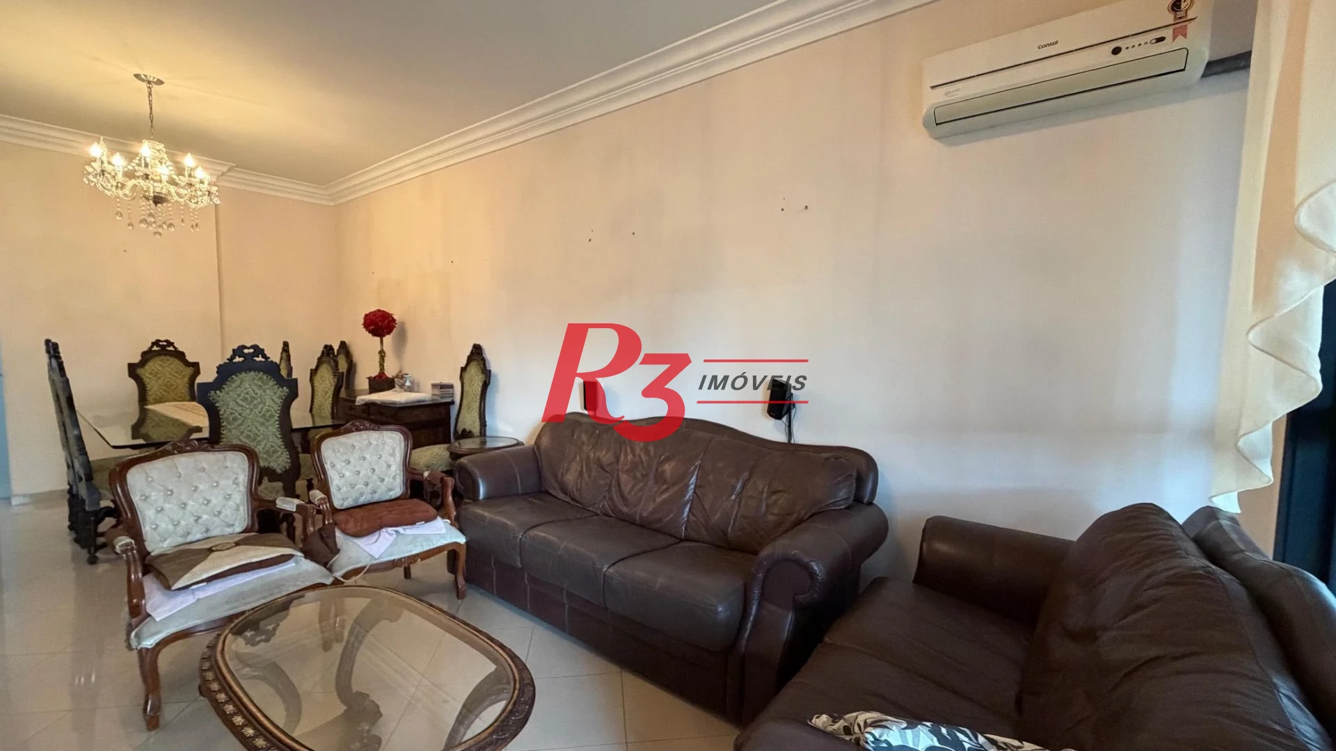 Apartamento com 3 dormitórios para alugar, 137 m² por R$ 9.000,00/mês - Aparecida - Santos/SP