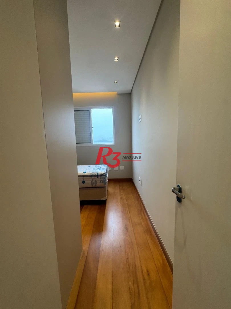 Apartamento com 3 dormitórios para alugar, 103 m² por R$ 12.000,00/mês - Gonzaga - Santos/SP