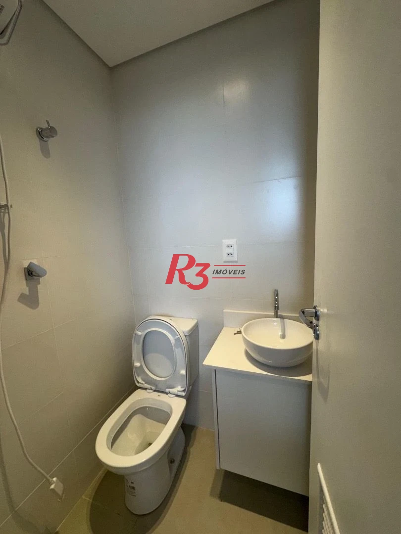 Apartamento com 3 dormitórios para alugar, 103 m² por R$ 12.000,00/mês - Gonzaga - Santos/SP