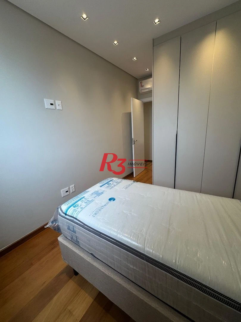 Apartamento com 3 dormitórios para alugar, 103 m² por R$ 12.000,00/mês - Gonzaga - Santos/SP