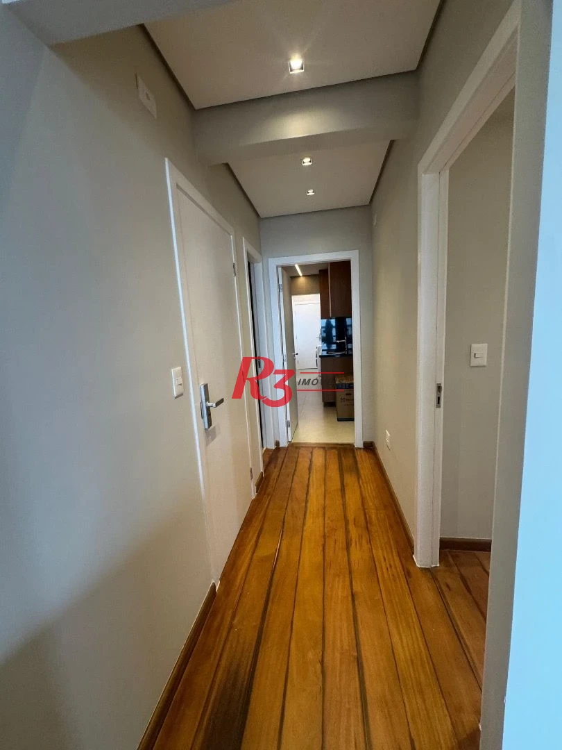 Apartamento com 3 dormitórios para alugar, 103 m² por R$ 12.000,00/mês - Gonzaga - Santos/SP