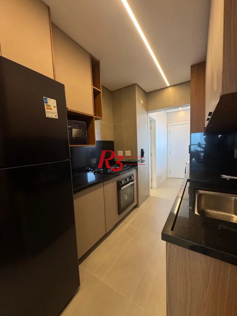 Apartamento com 3 dormitórios para alugar, 103 m² por R$ 12.000,00/mês - Gonzaga - Santos/SP