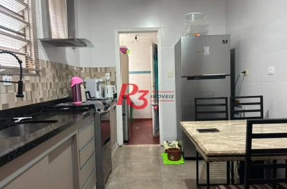 Apartamento com 3 dormitórios à venda, 90 m² por R$ 450.000,00 - Gonzaga - Santos/SP