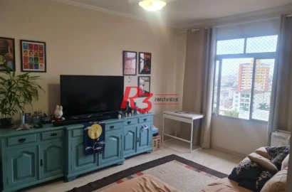 Apartamento com 2 dormitórios à venda, 88 m² por R$ 640.000,00 - Gonzaga - Santos/SP