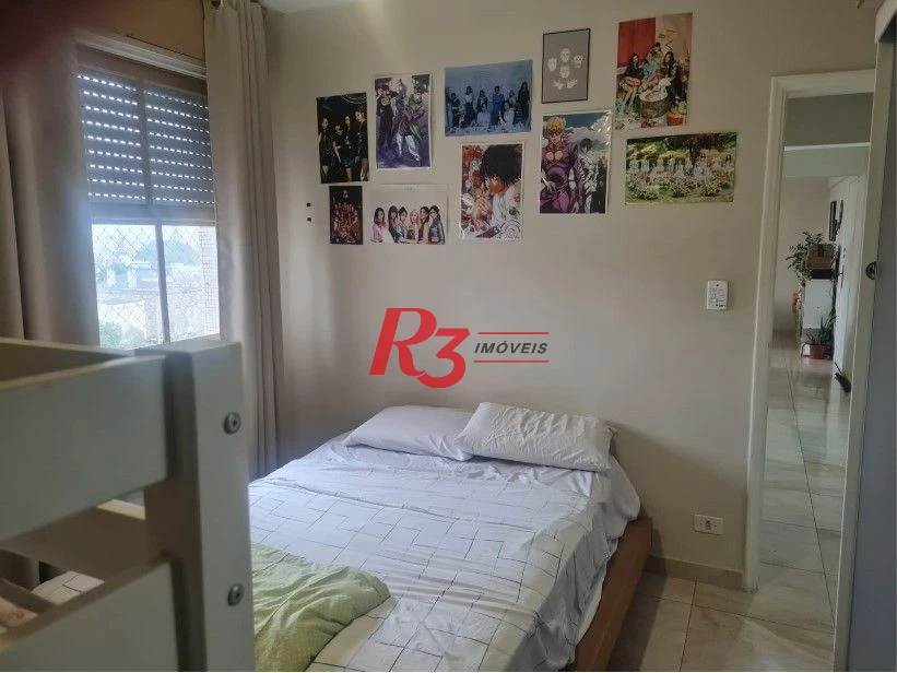 Apartamento com 2 dormitórios à venda, 88 m² por R$ 640.000,00 - Gonzaga - Santos/SP