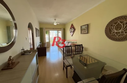 Apartamento com 2 dormitórios, 75 m² - venda por R$ 650.000,00 ou aluguel por R$ 4.500,02/mês - Marapé - Santos/SP