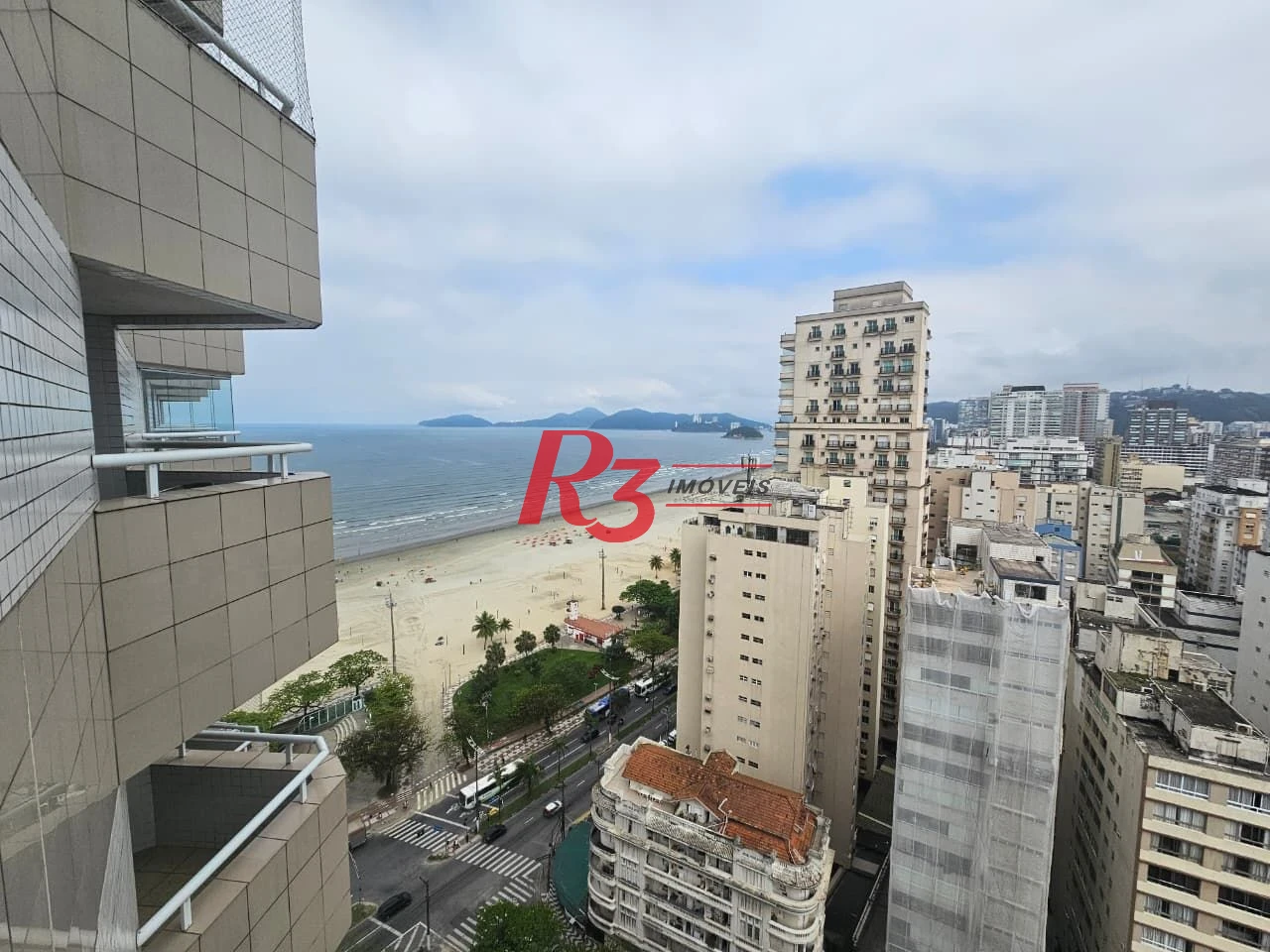Flat com 1 dormitório à venda, 45 m² por R$ 530.000,00 - Boqueirão - Santos/SP