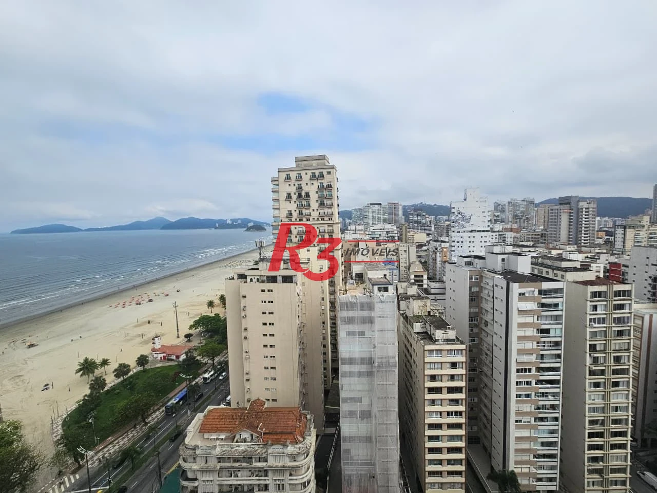 Flat com 1 dormitório à venda, 45 m² por R$ 530.000,00 - Boqueirão - Santos/SP