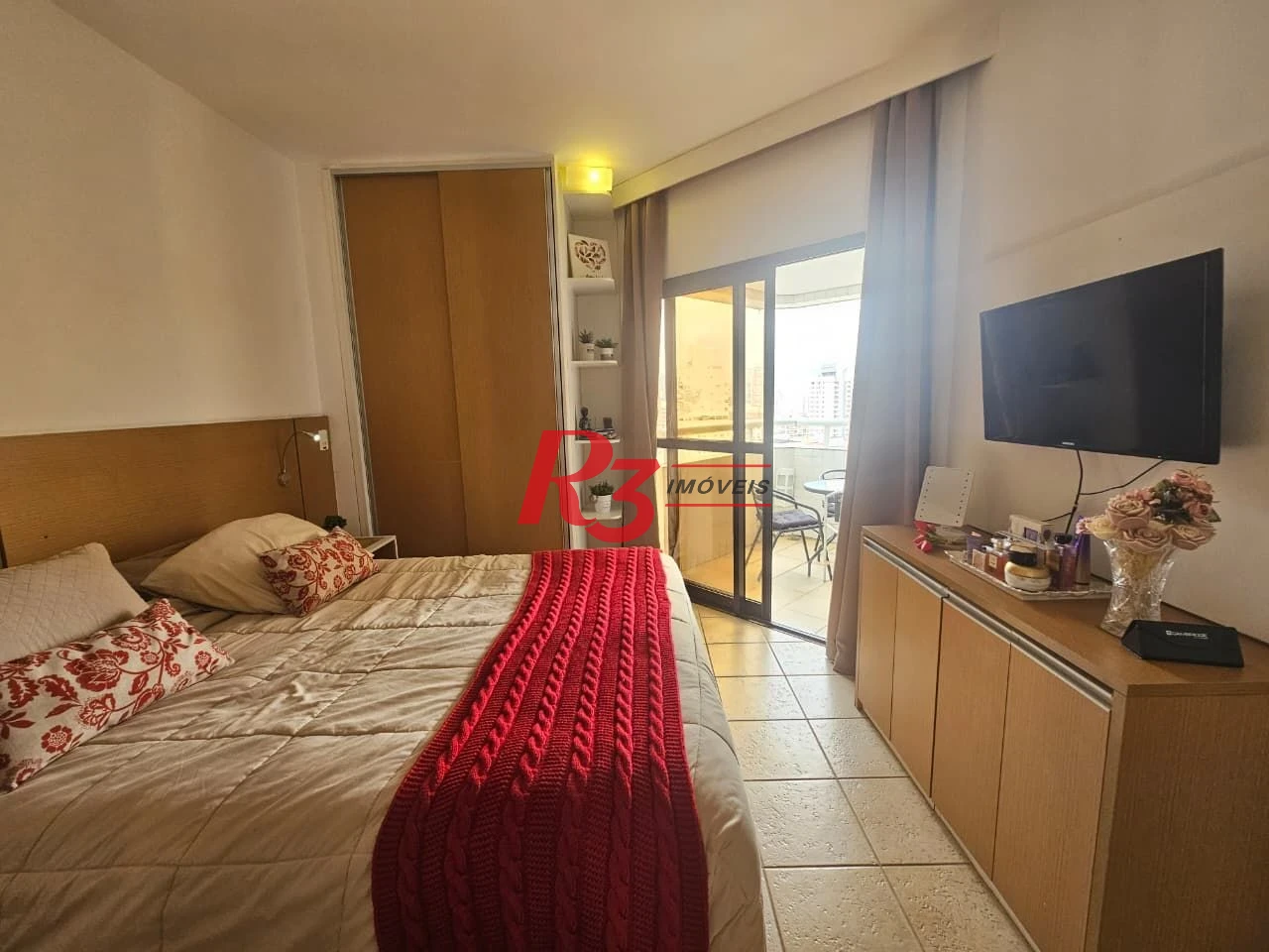 Flat com 1 dormitório à venda, 45 m² por R$ 530.000,00 - Boqueirão - Santos/SP