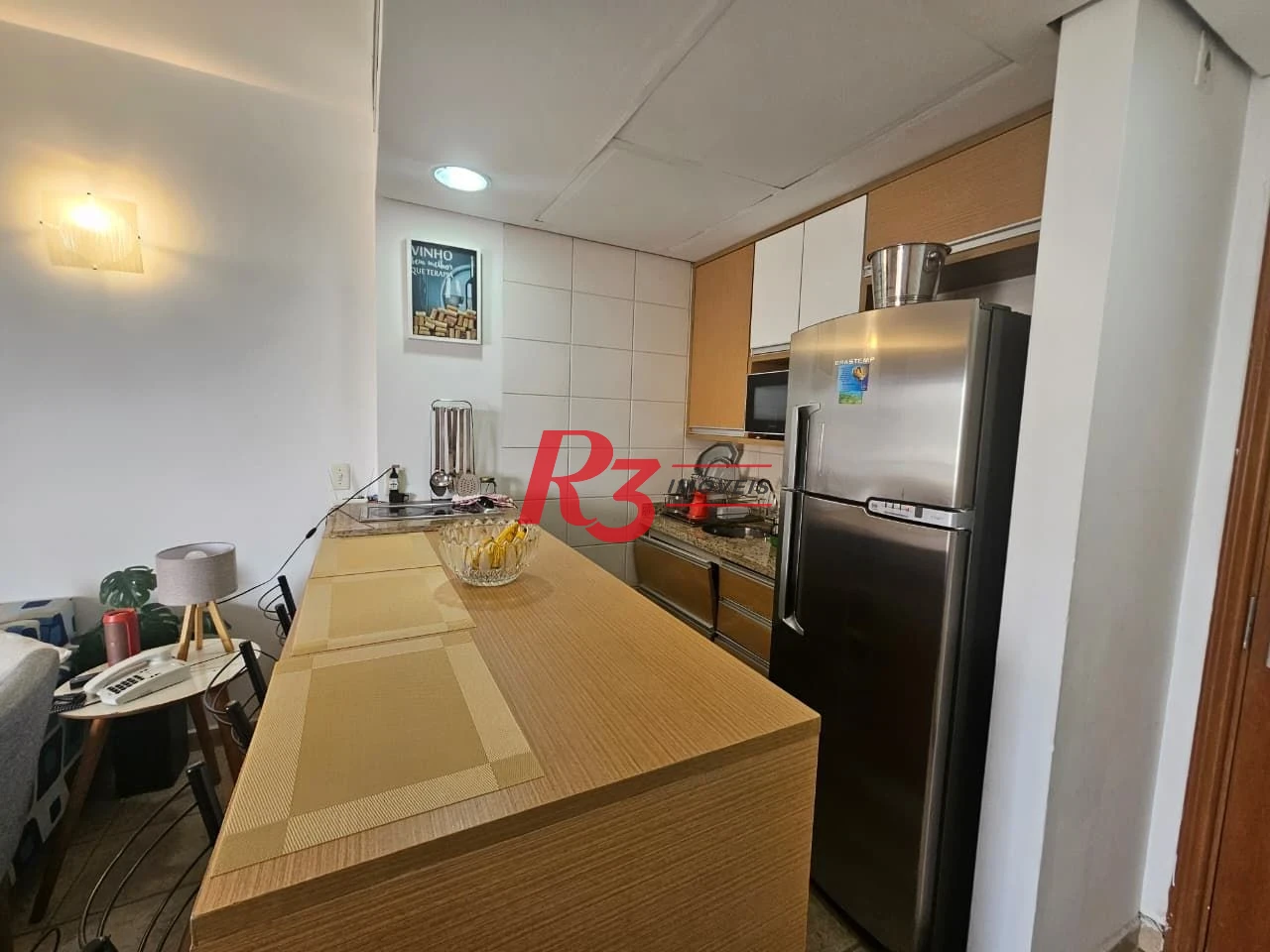 Flat com 1 dormitório à venda, 45 m² por R$ 530.000,00 - Boqueirão - Santos/SP