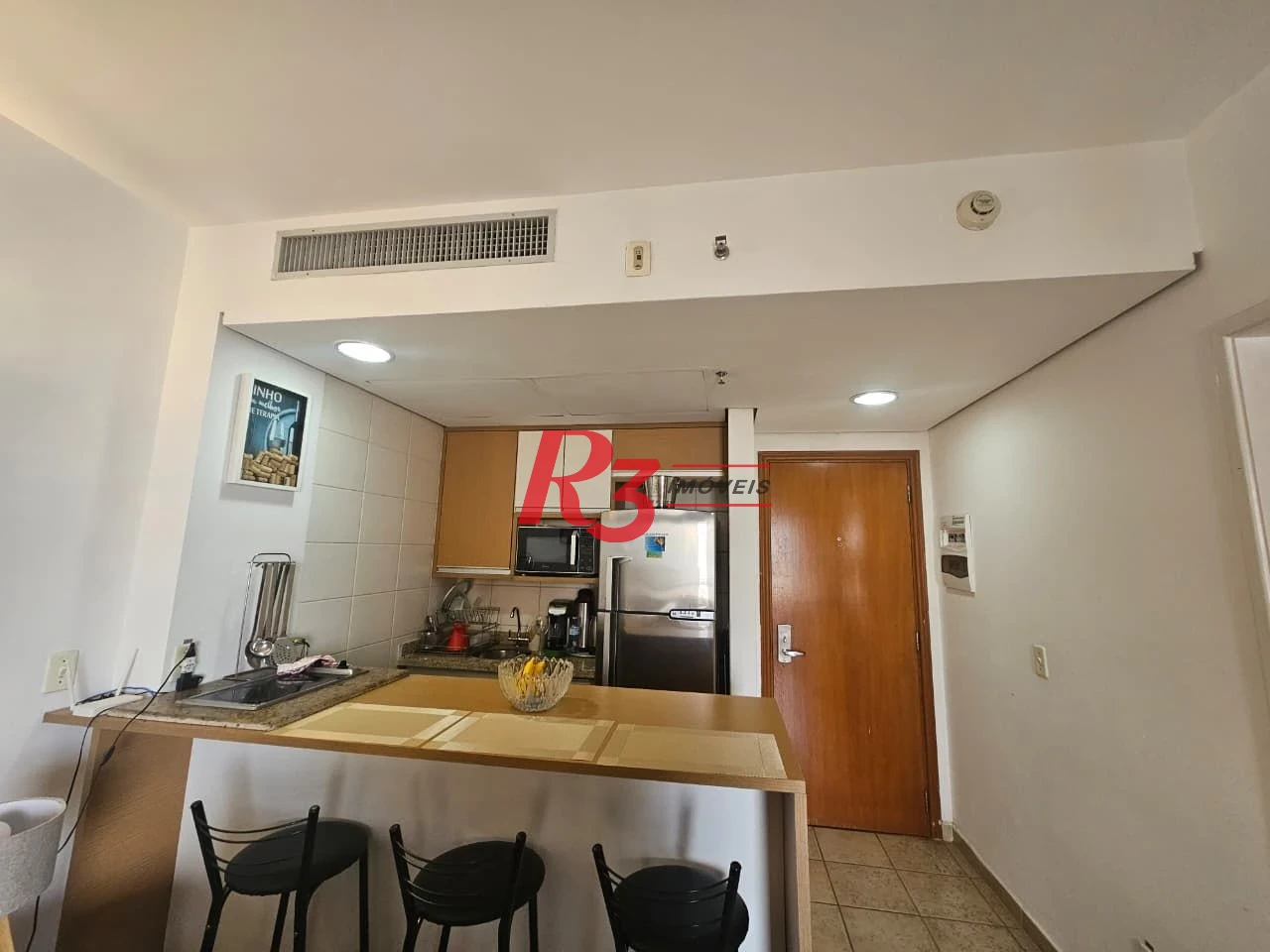 Flat com 1 dormitório à venda, 45 m² por R$ 530.000,00 - Boqueirão - Santos/SP