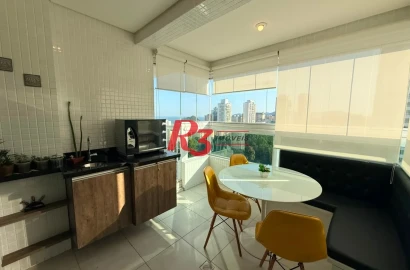 Apartamento com 1 dormitório à venda, 60 m² por R$ 699.000,00 - José Menino - Santos/SP