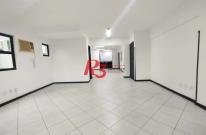 Sala para alugar, 100 m² por R$ 5.000,00/mês - Aparecida - Santos/SP