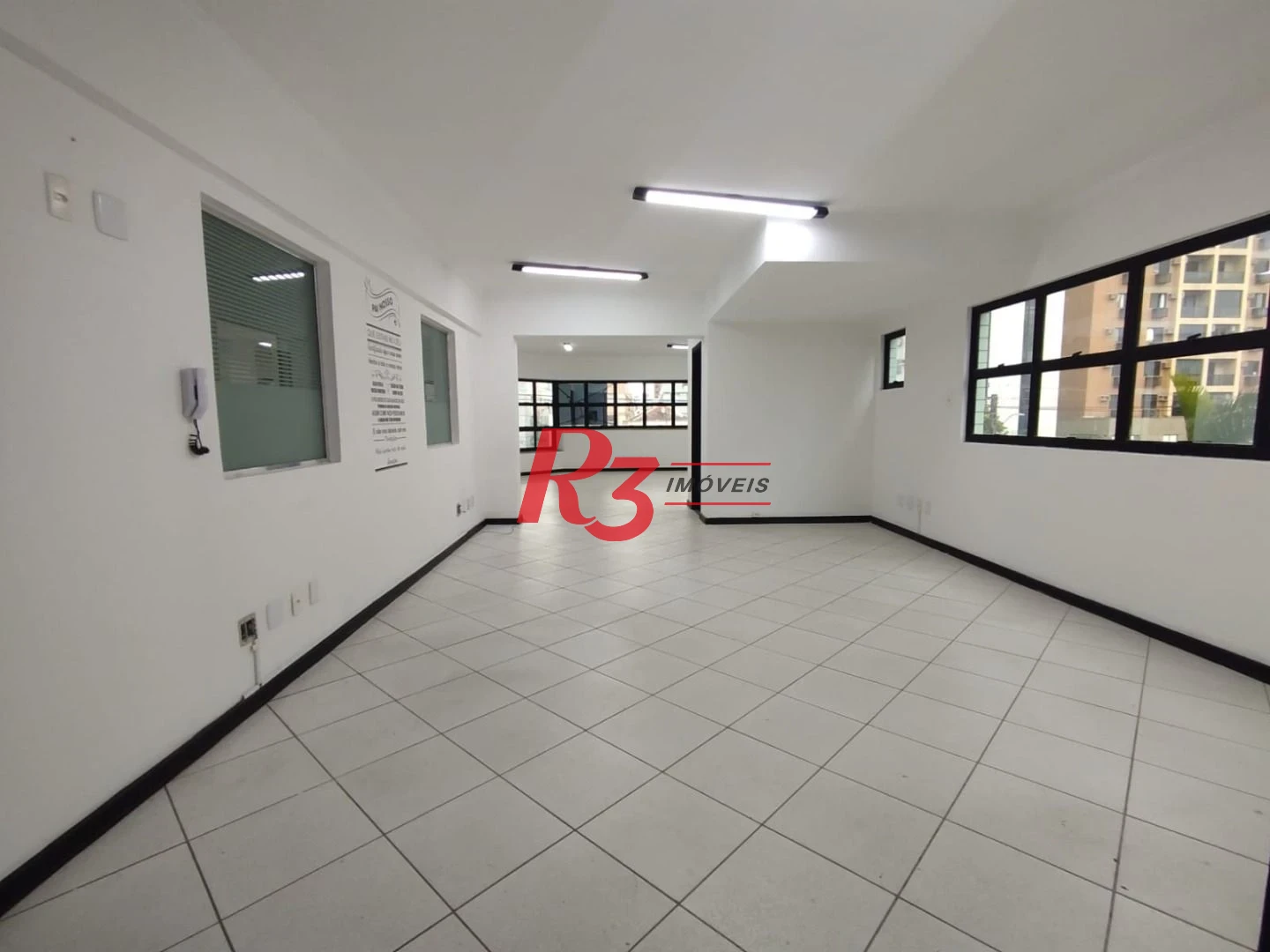 Sala para alugar, 100 m² por R$ 5.000,00/mês - Aparecida - Santos/SP