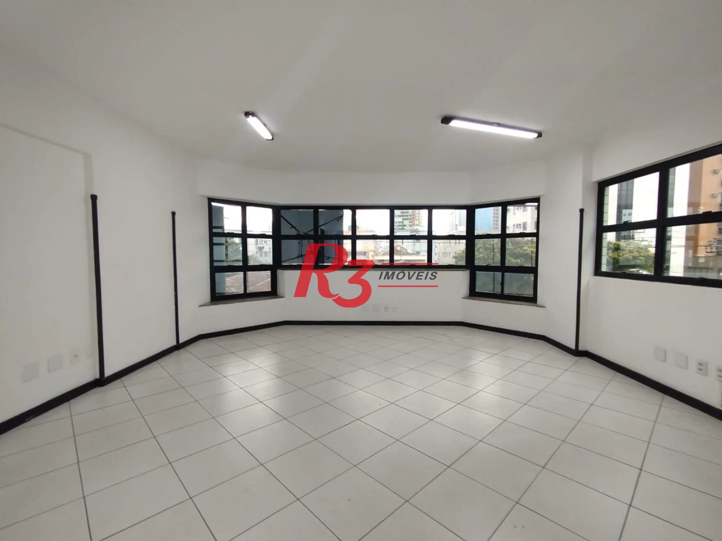 Sala para alugar, 100 m² por R$ 5.000,00/mês - Aparecida - Santos/SP