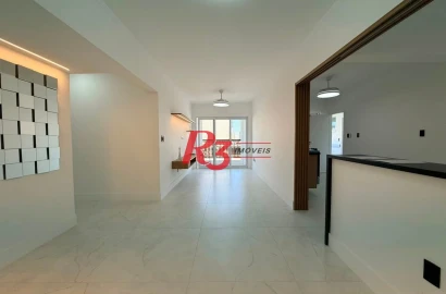 Apartamento com 2 dormitórios à venda, 129 m² por R$ 799.000,00 - Campo Grande - Santos/SP
