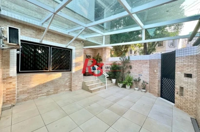 Sobrado à venda, 150 m² por R$ 1.500.000,00 - Gonzaga - Santos/SP