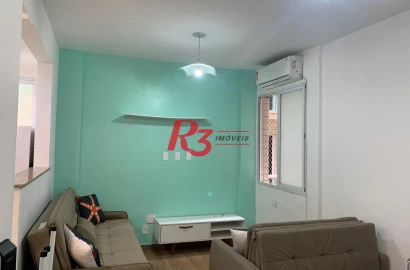 Apartamento à venda, 30 m² por R$ 335.000,00 - Gonzaga - Santos/SP