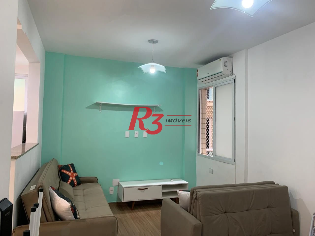 Apartamento à venda, 30 m² por R$ 335.000,00 - Gonzaga - Santos/SP
