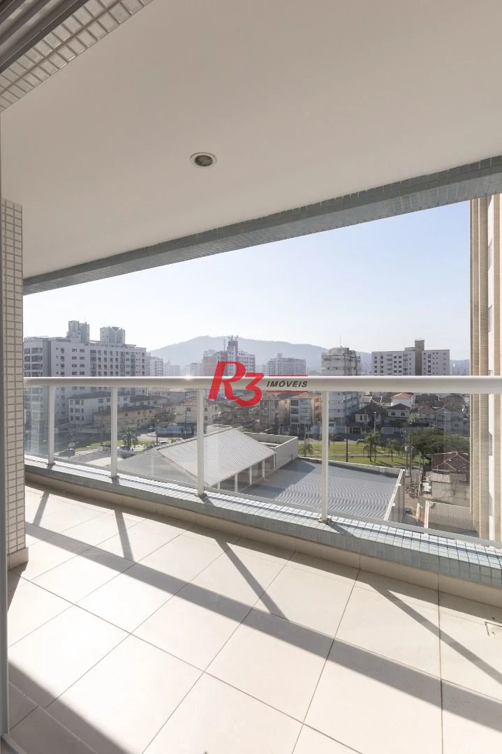 Apartamento para alugar, 78 m² por R$ 5.937,59/mês - Pompéia - Santos/SP