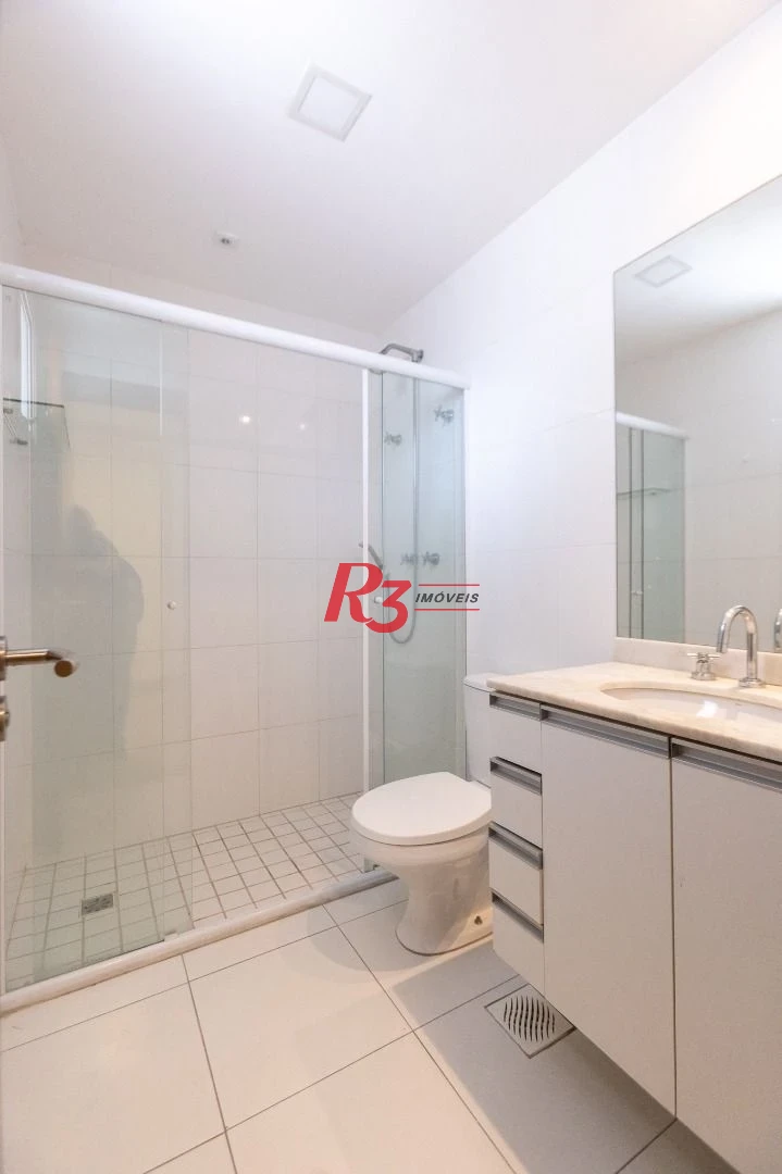 Apartamento para alugar, 78 m² por R$ 5.937,59/mês - Pompéia - Santos/SP