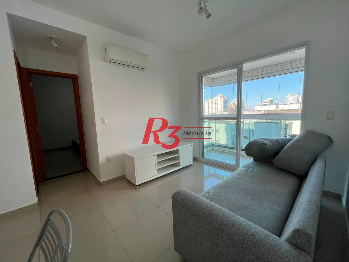 Apartamento com 1 dormitório para alugar, 51 m² por R$ 4.400,00/mês - Embaré - Santos/SP