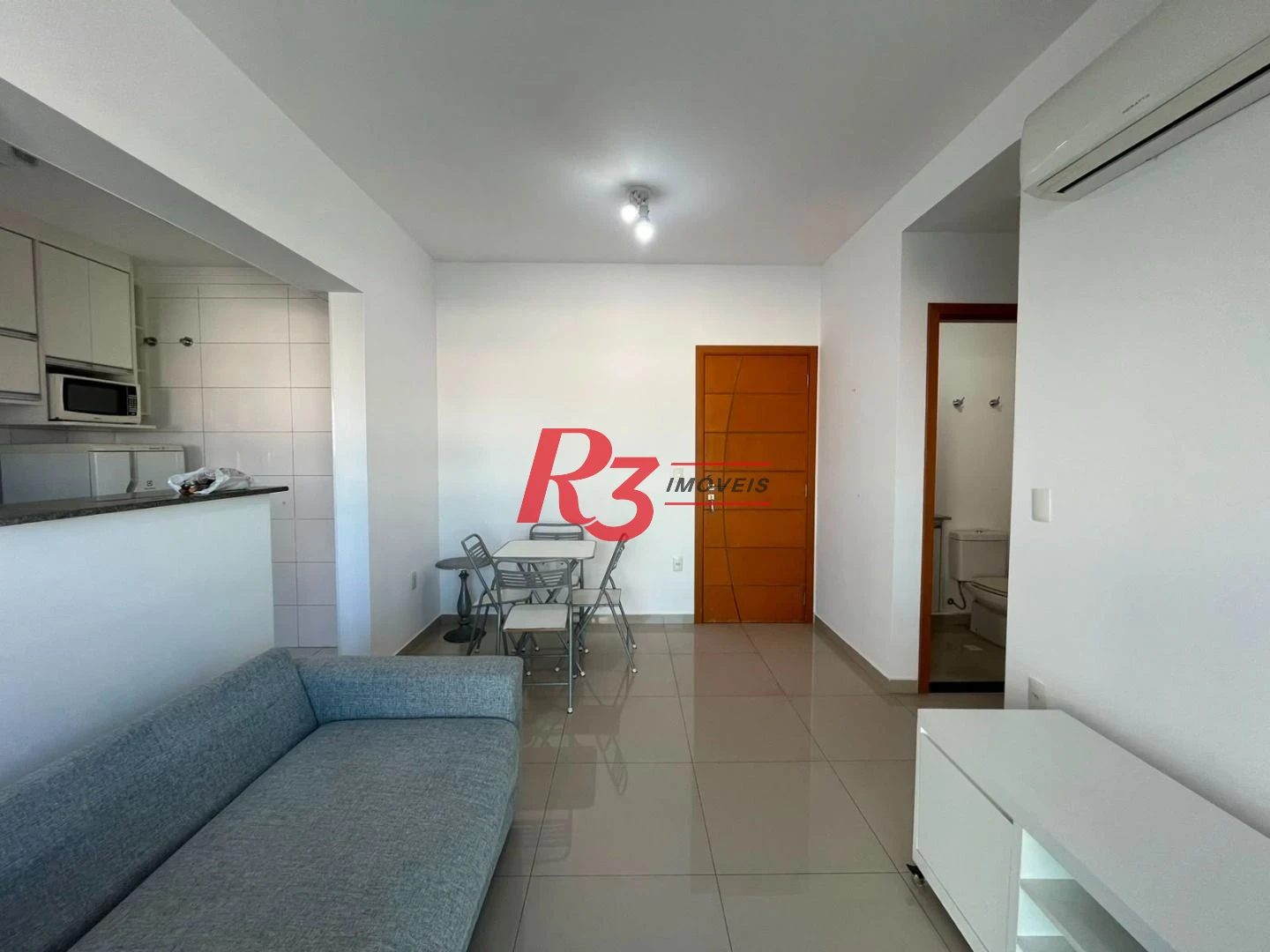 Apartamento com 1 dormitório para alugar, 51 m² por R$ 4.400,00/mês - Embaré - Santos/SP