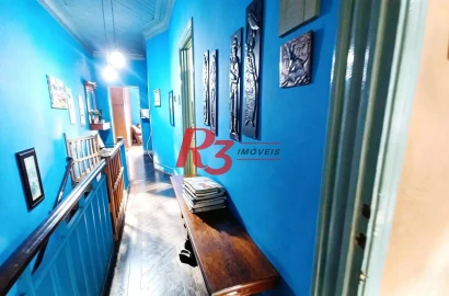 Casa com 3 dormitórios à venda, 142 m² por R$ 680.000,00 - Vila Mathias - Santos/SP