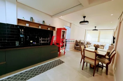 Apartamento com 1 dormitório à venda, 65 m² por R$ 695.000,00 - José Menino - Santos/SP