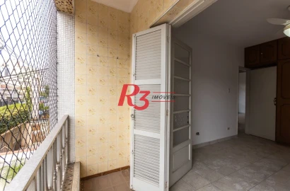 Apartamento com 2 dormitórios à venda, 122 m² por R$ 590.000,00 - Embaré - Santos/SP