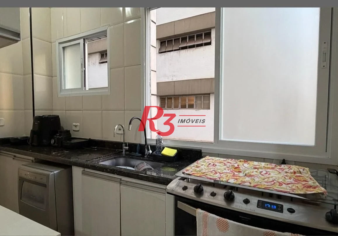 Apartamento com 3 dormitórios, 126 m² - venda por R$ 745.000,00 ou aluguel por R$ 6.000,00/mês - Gonzaga - Santos/SP