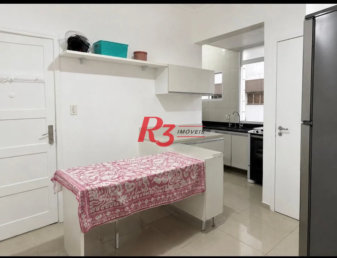 Apartamento com 3 dormitórios, 126 m² - venda por R$ 745.000,00 ou aluguel por R$ 6.000,00/mês - Gonzaga - Santos/SP