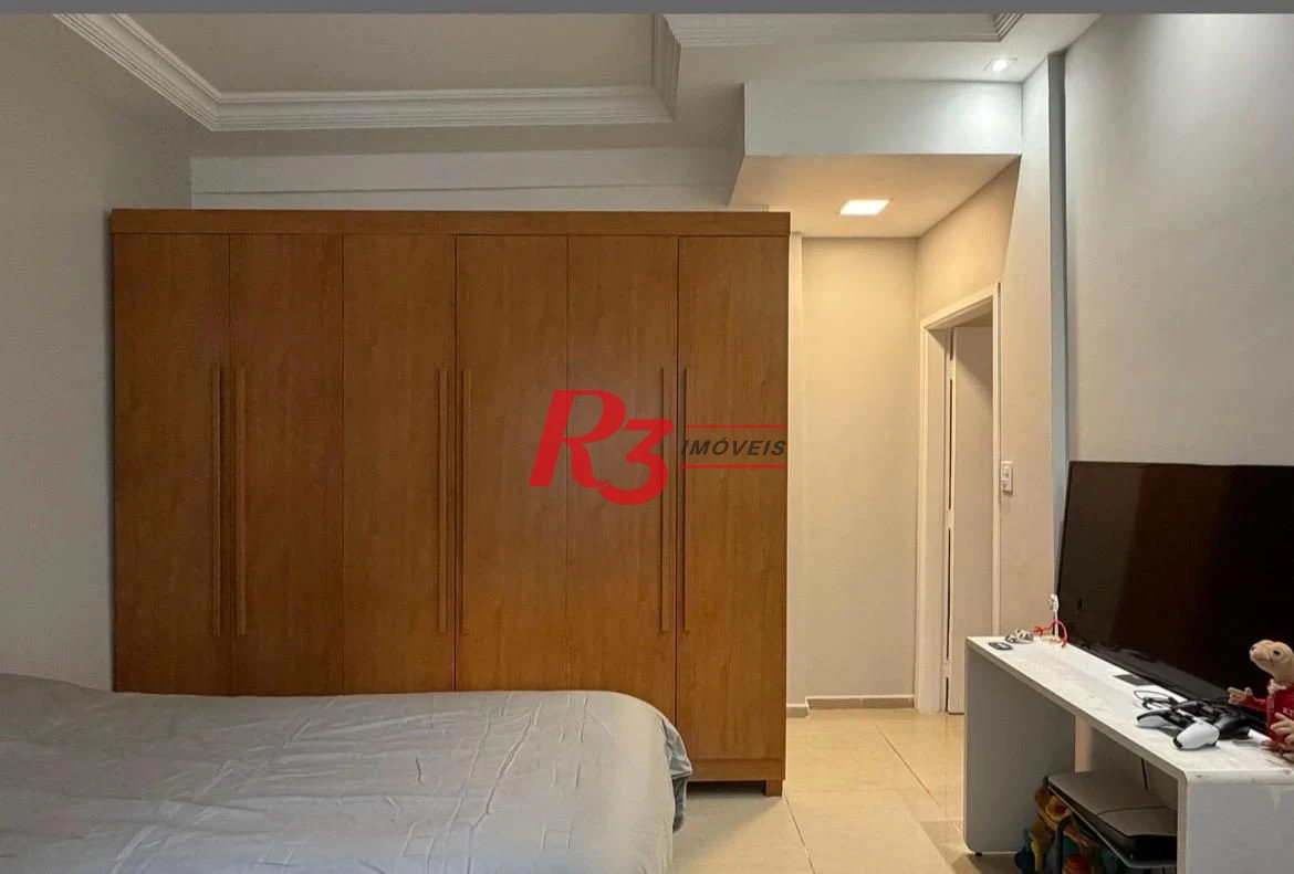 Apartamento com 3 dormitórios, 126 m² - venda por R$ 745.000,00 ou aluguel por R$ 6.000,00/mês - Gonzaga - Santos/SP