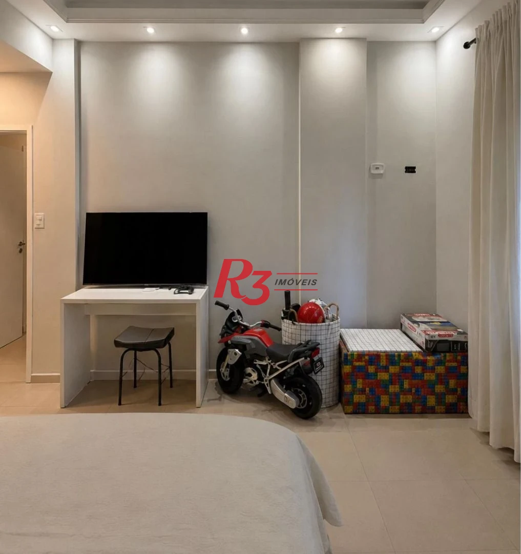 Apartamento com 3 dormitórios, 126 m² - venda por R$ 745.000,00 ou aluguel por R$ 6.000,00/mês - Gonzaga - Santos/SP