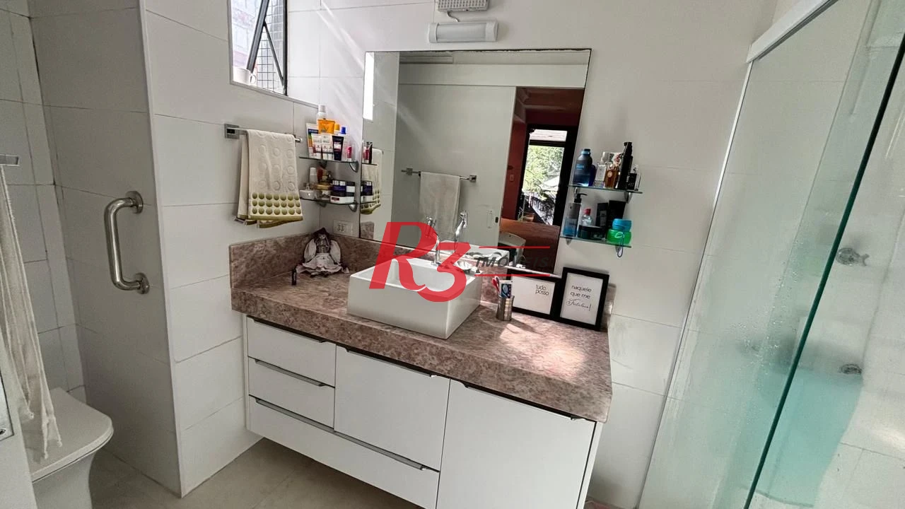 Apartamento com 3 dormitórios à venda, 214 m² por R$ 1.150.000,00 - Gonzaga - Santos/SP