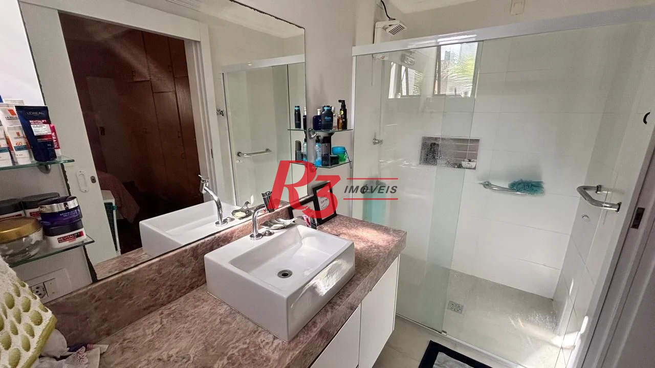 Apartamento com 3 dormitórios à venda, 214 m² por R$ 1.150.000,00 - Gonzaga - Santos/SP