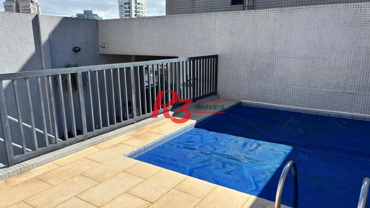 Apartamento com 3 dormitórios à venda, 214 m² por R$ 1.150.000,00 - Gonzaga - Santos/SP
