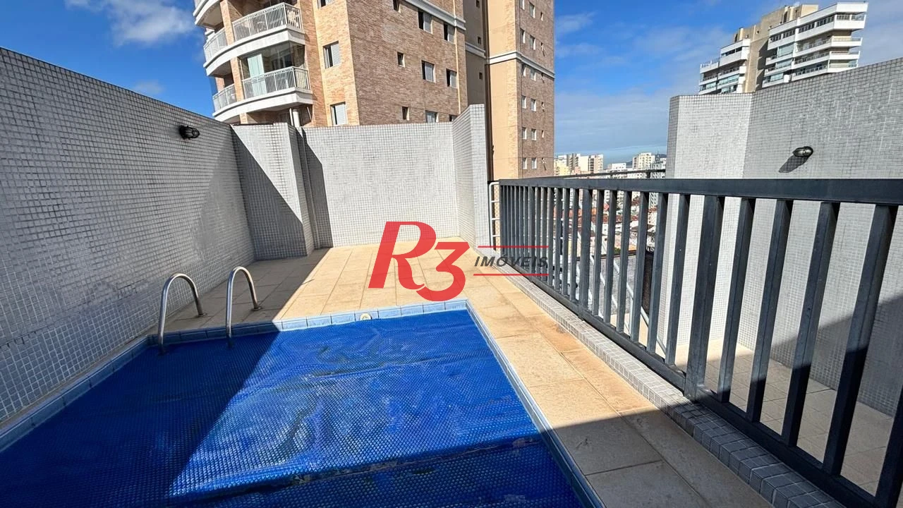 Apartamento com 3 dormitórios à venda, 214 m² por R$ 1.150.000,00 - Gonzaga - Santos/SP