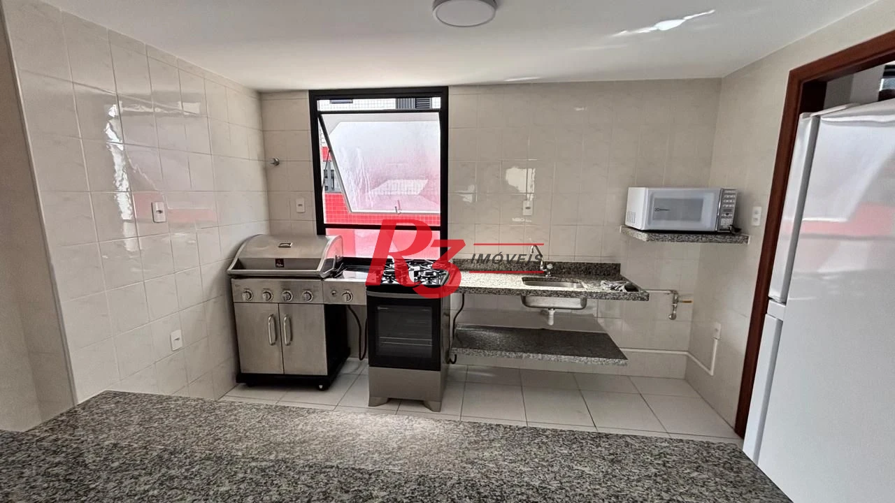 Apartamento com 3 dormitórios à venda, 214 m² por R$ 1.150.000,00 - Gonzaga - Santos/SP