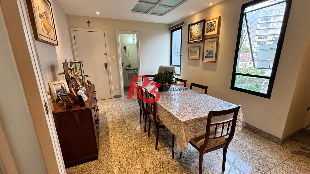 Apartamento com 3 dormitórios à venda, 214 m² por R$ 1.150.000,00 - Gonzaga - Santos/SP