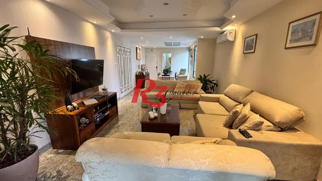 Apartamento com 3 dormitórios à venda, 214 m² por R$ 1.150.000,00 - Gonzaga - Santos/SP